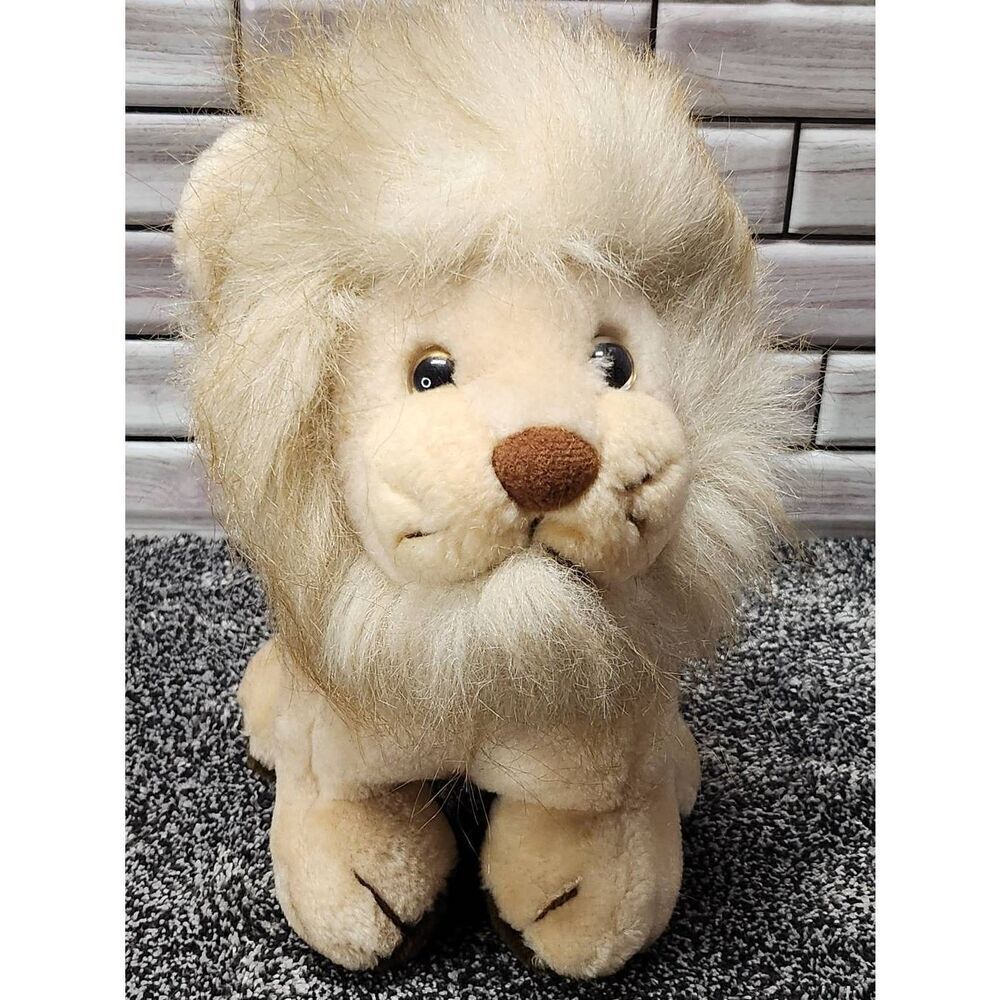 Vintage 1983 Joy Times Lion Plush Stuffed Animal #A83